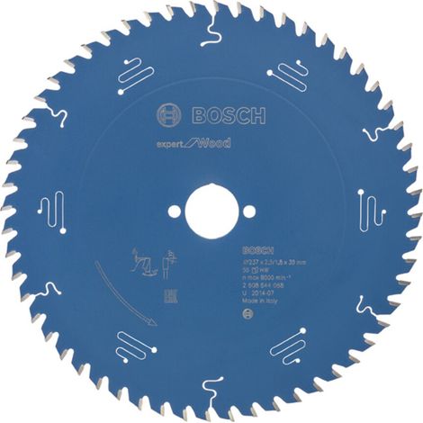 Bosch Kreissägeblatt Expert for Wood 237 x 30 x 2,5 mm 56