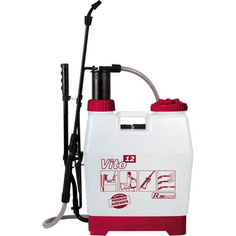 pulverizador de mochila para productos agresivos 12l - PRP120DC - Ribitech - (1/2)
