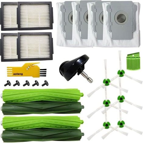 Kit accessoires pour iRobot Roomba série i7 Pièces de Rechange Pièces de Rechange pour i7 i7 + i7 Plus i3 et E5 E6 E7 (1/5)