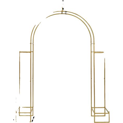 Hochzeitsbogen, Robustes Kohlenstoffstahl, Elegantes Design, Gold