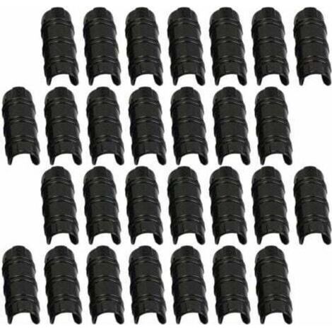 30pcs 32mm Serre Clips,Pinces à Tuyau pour la Fixation des Housses au Jardin Serres,des Films,des Plantes,