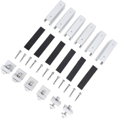 Supports de fixation en aluminium léger et durable pour panneaux