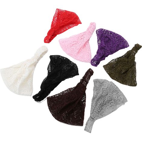 dehnbare Haarbänder aus Spitze, elegante Accessoires für Damen (1/5)