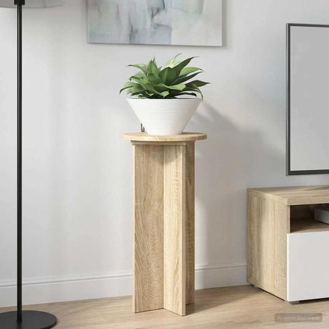 vidaXL Supporto per piante 2 pcs Rovere Sonoma 29,5 x 29,5 x 60