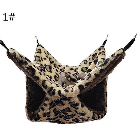 Nid suspendu pour hamster, lit de couchage chaud pour petits animaux, maison pour chinchilla - 1 (1/5)