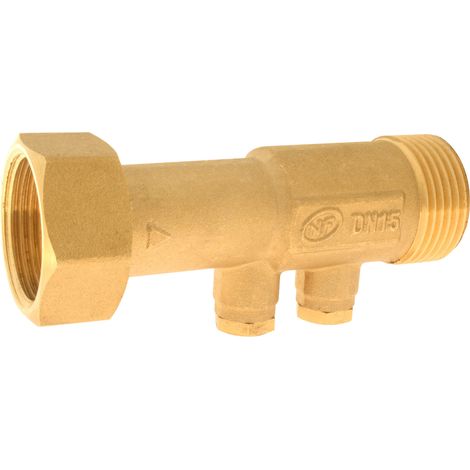 Valvola di ritegno antinquinamento + spurghi mf20x27 nf CENTRALE BRICO