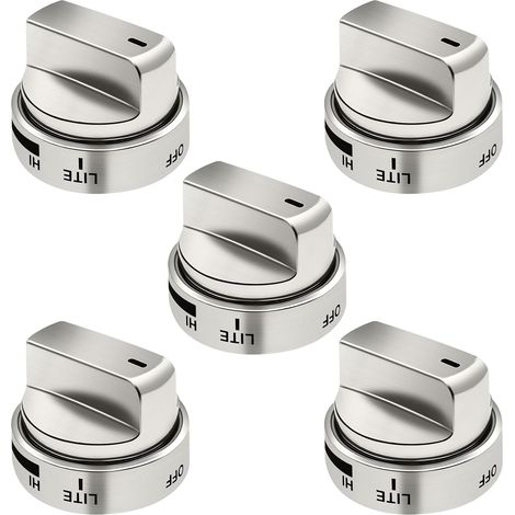 Boutons de rechange AEZ73453509) : compatibles avec les plaques de cuisson à gaz LG (modèles : LRG3036ST, LRG3095ST, LRG3091ST, LRG3093ST, LRG3035ST, LDG3036ST). Remplace les références suivantes : AE (1/5)