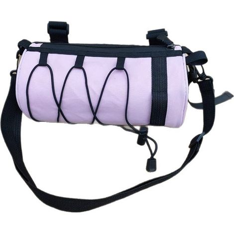 Générique Sac à vélo, Sac à ossature à vélo - Sac de Guidon de Poche de Rangement,Organisateur de Stockage Portable imperméable, Sac à bandoulière (1/5)