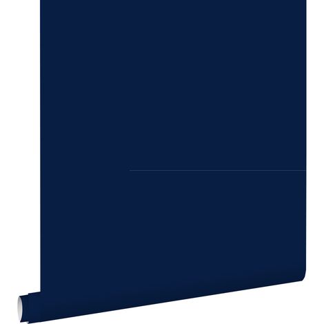papier peint uni encre bleu - ESTAhome (1/5)
