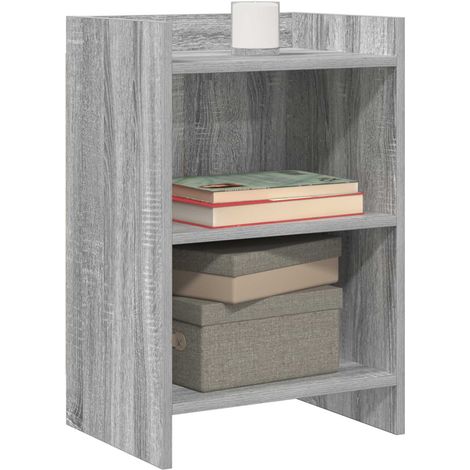 Maison Exclusive - Comodini Sonoma grigio 40 x 30 x 60 cm Legno ingegnerizzato (1/5)