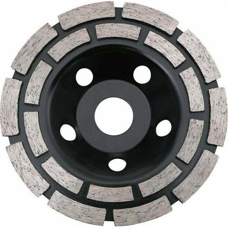 Disque diamanté 125 mm pour le ponçage du béton, disque diamanté universel pour le ponçage du béton, de la pierre, du granit, des pavés et de la maçonnerie, usage universel 56Vingt (1/4)