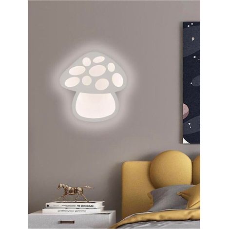Applique Led Luce Bianca Calda Naturale Lampada Da Parete A Forma Di Fungo (1/3)