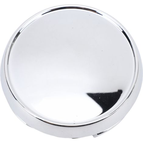 Centre de roue de voiture chromé, 4 pièces, capuchon de moyeu 56.5mm/2,22 pouces OD 53mm/2,09 pouces ID, couvercle de jante en plastique de remplacement pour série 1 2 5 7 (1/5)
