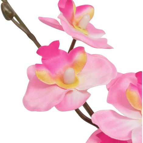 Plante artificielle avec pot Orchidée 30 cm Rose CFW210505 (1/2)