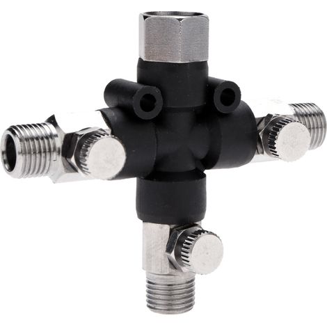 [JAMAIS UTILISÉ]Répartiteur de tuyau d'air pour aérographe à 3 voies, collecteur, accessoires professionnels pour aérographe, raccords multifonctionnels pour aérographe 1/8