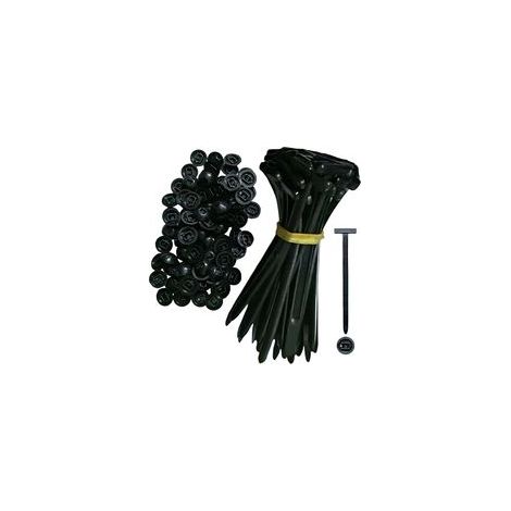 Serre-câbles en nylon autobloquants – Lot de 100 attaches pour réparation automobile – Résistants aux UV et à l'usure – Installation sans outil (1/5)