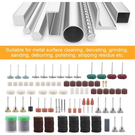 347Pcs Kit accessoires pour outil rotatif, meules de ponçage et polissage (1/5)