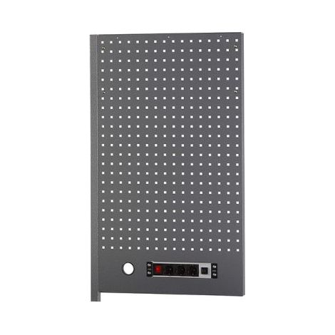 Panneau perforé + prises 1066x629x36 mm ALYCO 192847