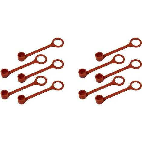 10 fundas de silicona de alta temperatura para boquillas de equipos de cocina, funda protectora de silicona (1/4)