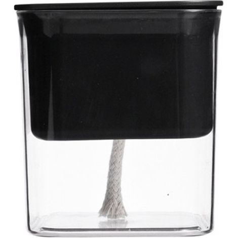 Pot de fleurs à réserve d'eau, noir, absorbant, pour intérieur, bureau ou maison. (1/4)