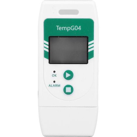 Enregistreur de données de température USB avec rapports PDF et CSV, 32 000 points de mesure, haute précision pour les aliments et les légumes
