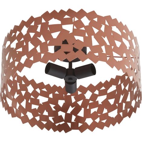 [GEBRAUCHT] Lucande Deckenleuchte Aeloria Kupfer Eisen ø 50 Cm E27 Deckenlampe Lampe Leuchte B-Ware