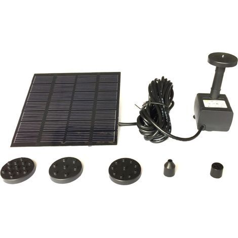 Solar-Teichpumpe, Springbrunnenpumpe, Solar-Gartenbrunnen, Wasserspiel, Springbrunnenpumpe, Gartenbrunnen, Mini-Teichbrunnen, Gartendekoration (1/5)