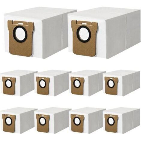 10 Sacs à Poussière pour Dreame S10/L10s Ultra/ L20 Ultra / L10 Ultra, Xiaomi X10+, X20+ Robots Aspirateurs, 2,5 L Grande Capacité Sacs à Poussière Pièces de Rechange Kit D'accessoires (1/5)