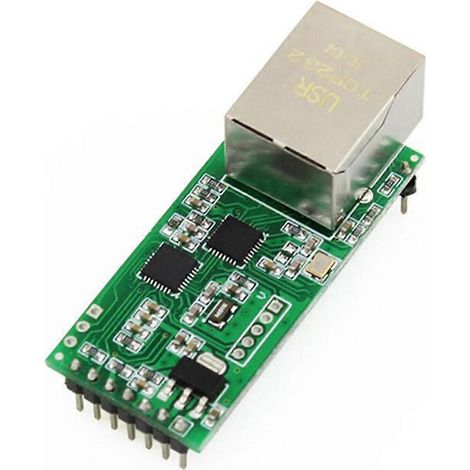Module TCP232-T2 série TTL vers Ethernet à faible coût - Prend en charge le transfert de données sur réseau local (LAN) - Version T2 ancienne (1/5)