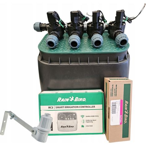 Kit Rain Bird a 4 sezioni: collettore dritto, RC2, RSDBex, pozzetto, PE 32 (1/5)