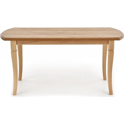 Mesa Houston 1060, Craft roble, 74x90x160cm, Alargamiento, MDF, Madera