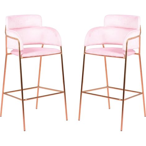 Nest Dream - 2er-Pack Designer-Hocker - Cruiser - Rosa