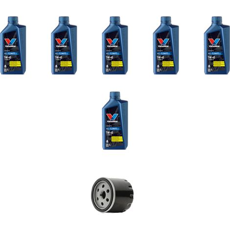 Kit filtro olio e 6L compatibile con Renault Megane II 2.0 16v 165kw Dal 2003