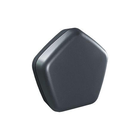 Funk-Raumtemperaturfühler Pro Schwarz mit Kesselkontakt Caleffi 215002BLK  Schwarz