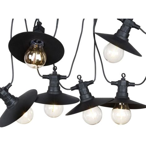 Guirlande lumineuse LED pour jardin 5,5 m, 6 pièces. (1/5)
