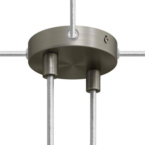 Lampada creative-cables mini cylindrical rosette 2 fori 4 lati