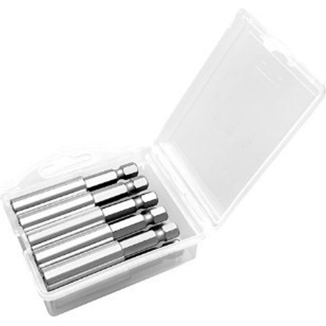 Bithalter - 60 mm - 1/4 Pulgadas - Magnetico - Para Destornilladores de Impacto y Taladros - 6 Unidades (1/5)
