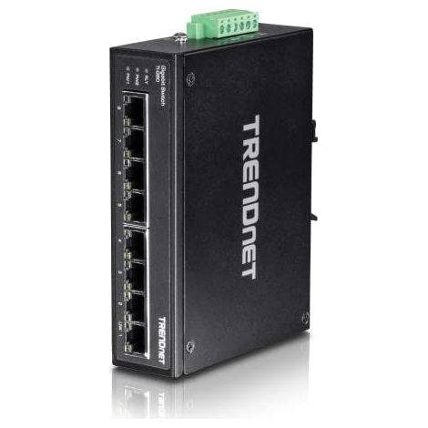TRENDnet TI-G80 commutateur réseau Non-géré L2 Gigabit Ethernet (10/100/1000) Noir