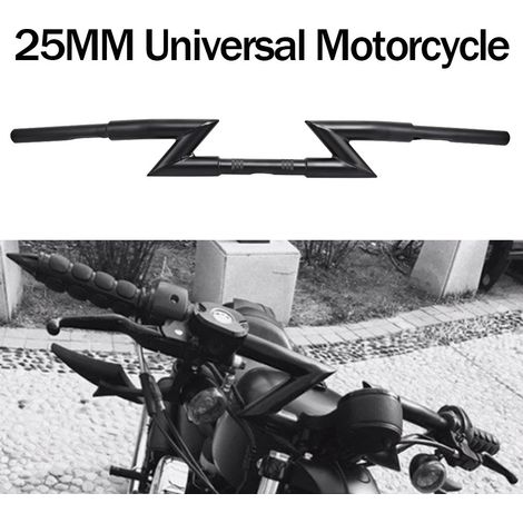 Les guidons Lightning à diamètre variable pour motos sont compatibles avec les guidons modifiés de 25 mm (1 pouce) des Harley-Davidson 883 et 1200 Dyna.