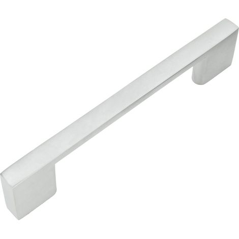 Silberner Möbelgriff 96 mm Metall (1/5)