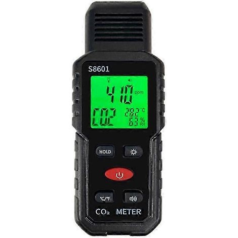 3-in-1 CO2-Messgerät, Handluftqualitätsmonitor, 5000 ppm CO2-Messgerät, Kohlendioxidmessung / Det-JXLGV (1/5)