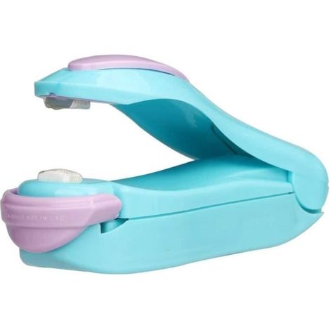 Portable Mini Heat Sealing Machine Impulse Sealer Seal Packing Plastic Bag (Blue, One Size).