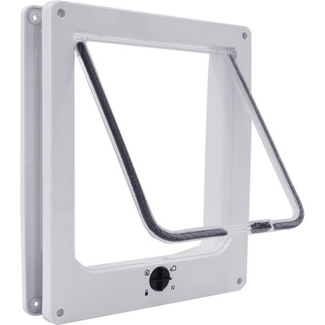 Gatera 25x29x5,5 cm - Blanca - 4 posiciones de cierre (1/5)