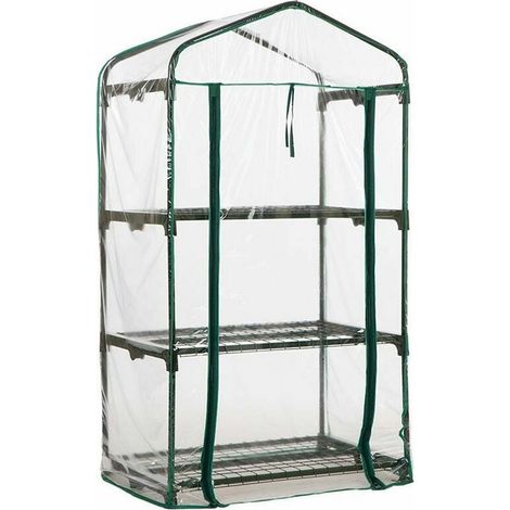 Mini Greenhouse for Balcony - Sturdy PVC Garden Greenhouse with Removable Waterproof Cover, Ideal for Indoor and Outdoor Planting (1/5)