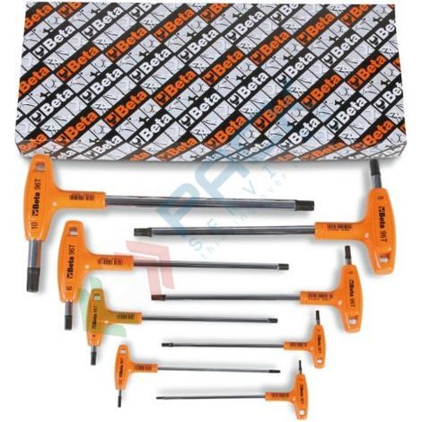Beta 96T/S8 Serie chiavi maschio esagonale con impugnatura 8 Pz. (1/2)