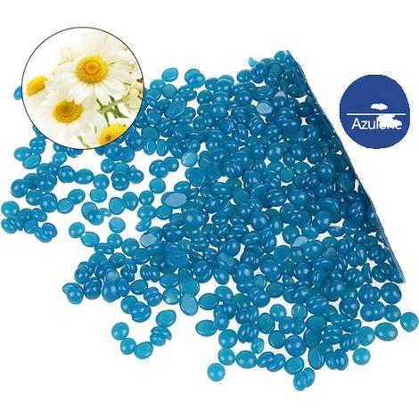 Cire d'épilation, perles de cire dure, sans besoin de strip, Azulène 500g (1/2)