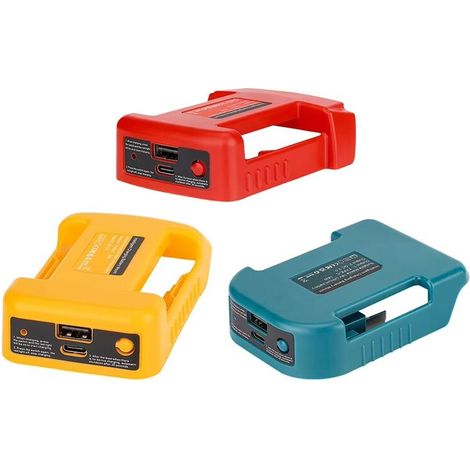 USB-Schnellladegerät Adapter für M18 18V Akku Dual-Ausgang unterstützt USB und Type-C Ladung (1/2)