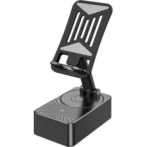 2-in-1 Handyhalterung mit kabellosem Bluetooth-Lautsprecher, faltbar