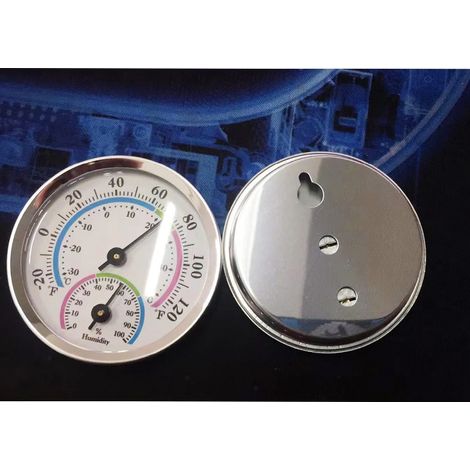 Thermomètre-hygromètre analogique coloré d'intérieur, humidité, température D (1/4)