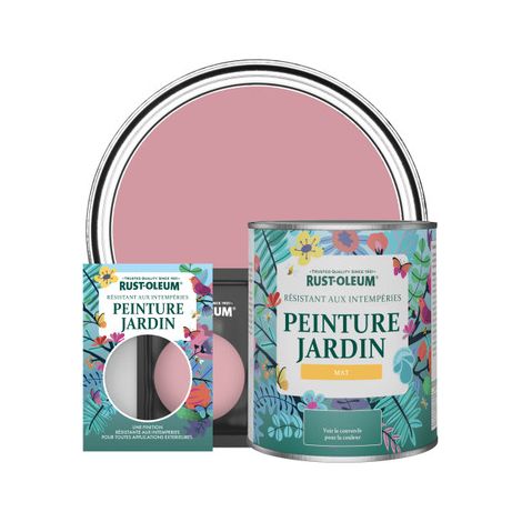 Peinture Jardin, Finition Mat- Rose Antique (1/3)